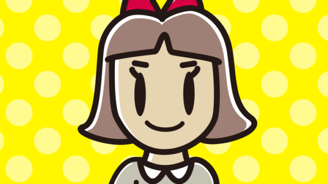 牛乳を飲む小学生女子のイラスト【色、背景あり】PNG