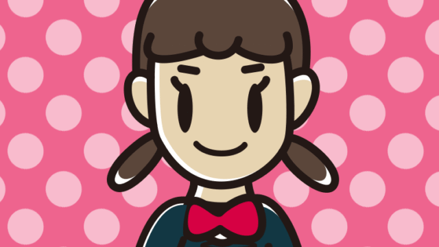 牛乳を飲む女子中学生のイラスト【色、背景あり】PNG