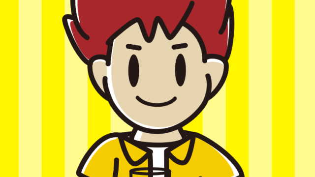 牛乳を飲む男子大学生のイラスト【色、背景あり】PNG