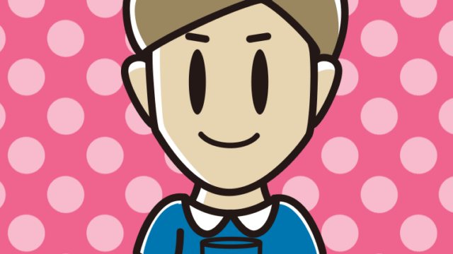 青汁を飲む男性のイラスト【色、背景あり】PNG