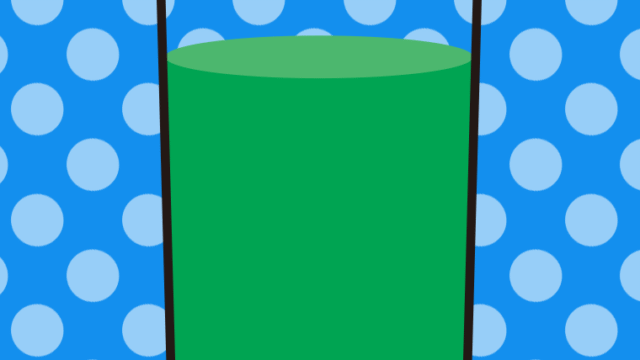 コップに入った青汁のイラスト【色、背景あり】PNG