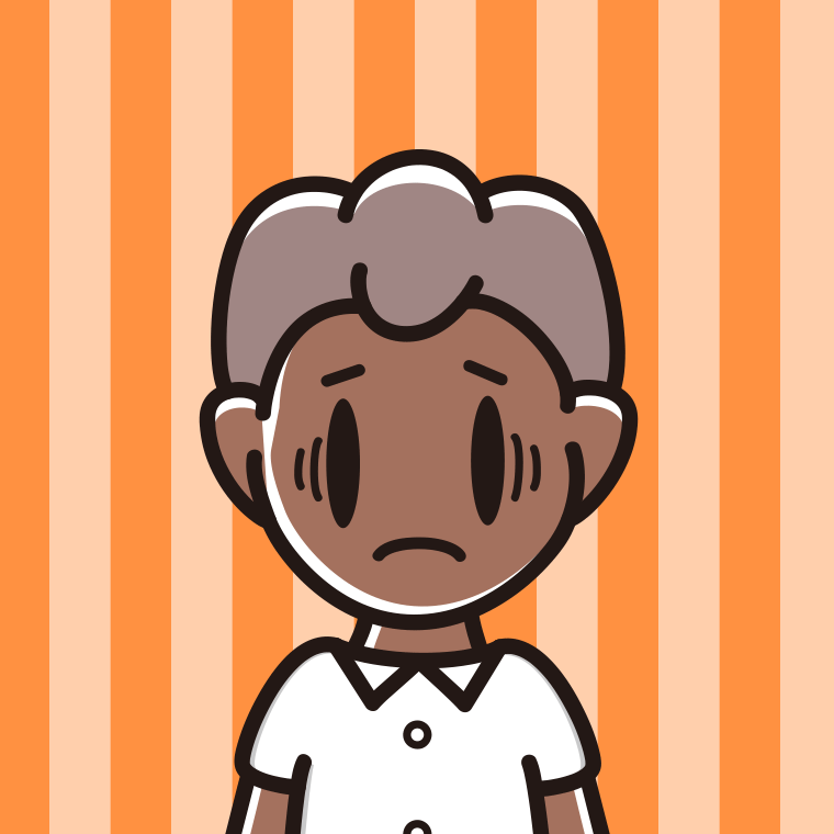 日焼けで困る男子中学生のイラスト【色、背景あり】PNG