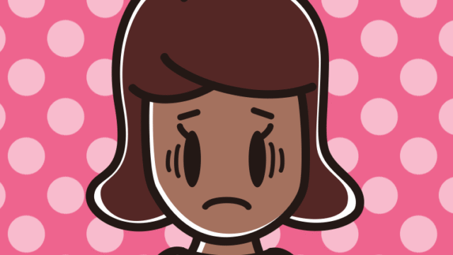 日焼けで困る女子高校生のイラスト【色、背景あり】PNG