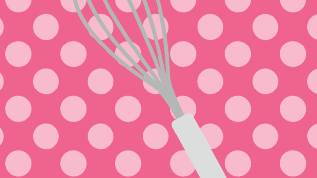 泡立て器のイラスト【色、背景あり】PNG