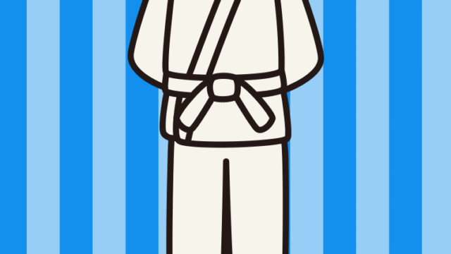 道着のイラスト【色、背景あり】PNG