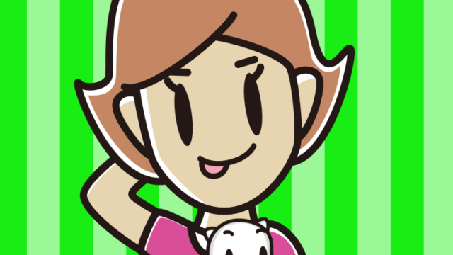 猫を抱いてテヘヘな女性のイラスト【色、背景あり】PNG