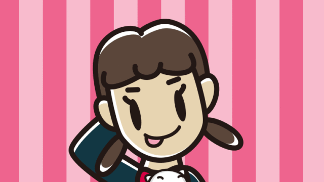 猫を抱いてテヘヘな女子中学生のイラスト【色、背景あり】PNG