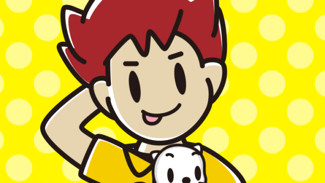 猫を抱いてテヘヘな男子大学生のイラスト【色、背景あり】PNG