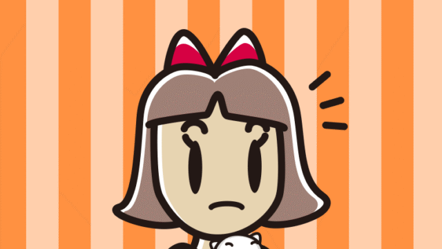 猫を抱いて何かに気付く小学生女子のイラスト【色、背景あり】PNG