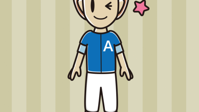 ウインクする野球のユニフォーム姿の女性のイラスト【色、背景あり】PNG