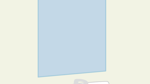 洗面台のイラスト【色、背景あり】PNG