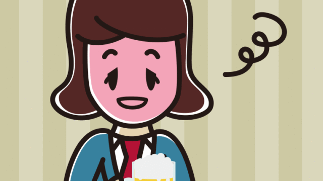 酔っぱらう女子高校生のイラスト【色、背景あり】PNG