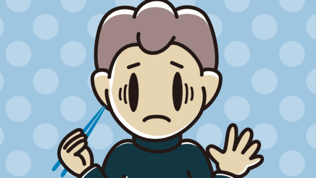 焼き鮭で困る男子中学生のイラスト【色、背景あり】PNG