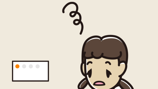 トイレでぼーっとする女子中学生のイラスト【色、背景あり】PNG