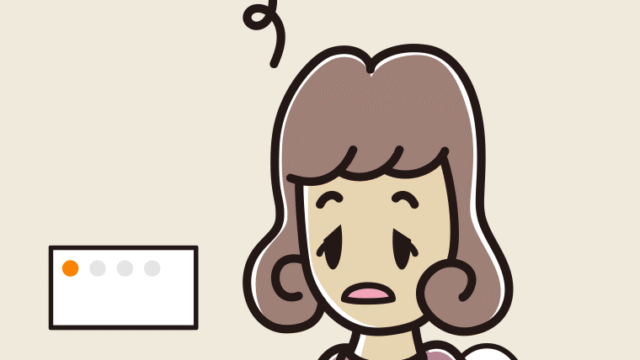 トイレでぼーっとする女子大学生のイラスト【色、背景あり】PNG