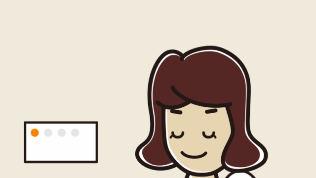 トイレで目を閉じる女子高校生のイラスト【色、背景あり】PNG