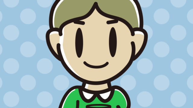 トマトジュースを飲む小学生男子のイラスト【色、背景あり】PNG