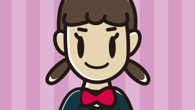 トマトジュースを飲む女子中学生のイラスト【色、背景あり】PNG