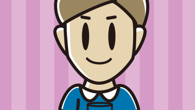 オレンジ（野菜）ジュースを飲む男性のイラスト【色、背景あり】PNG