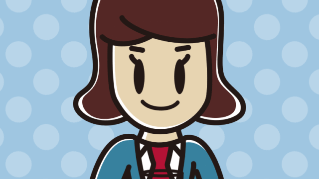 オレンジ（野菜）ジュースを飲む女子高校生のイラスト【色、背景あり】PNG