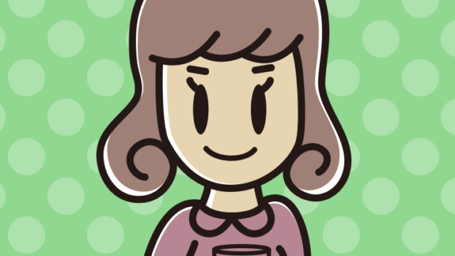 オレンジ（野菜）ジュースを飲む女子大学生のイラスト【色、背景あり】PNG