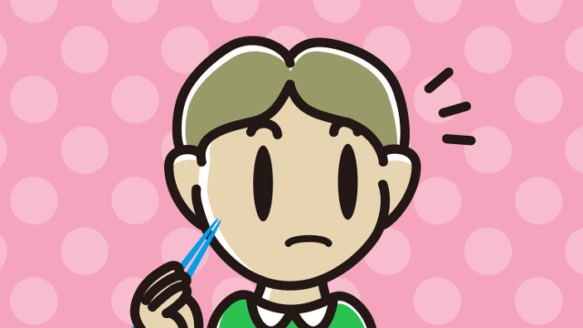 食事中に何かに気付く小学生男子のイラスト【色、背景あり】PNG