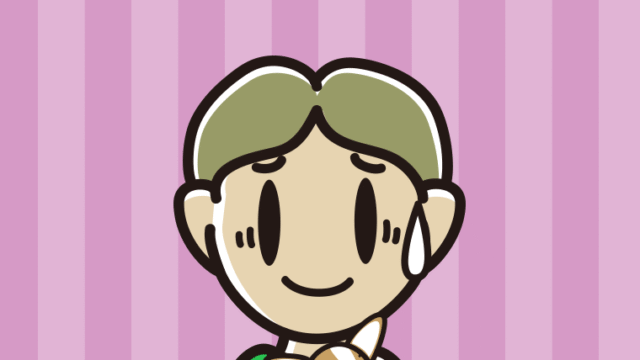 犬を抱いて苦笑いする小学生男子のイラスト【色、背景あり】PNG