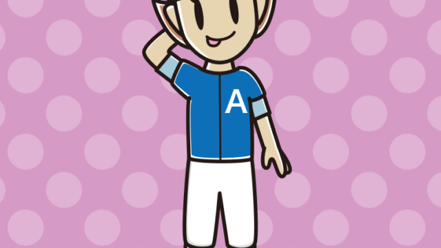 テヘヘな野球のユニフォーム姿の女性のイラスト【色、背景あり】PNG