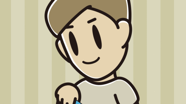 歯磨き粉をつける男性のイラスト【色、背景あり】PNG