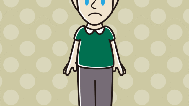 困る外国人男性のイラスト【色、背景あり】PNG