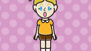 驚く外国人の男の子のイラスト【色、背景あり】PNG