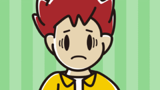 紅茶（ティーカップ）で困る男子大学生のイラスト【色、背景あり】PNG