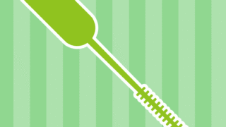 歯間ブラシのイラスト【色、背景あり】PNG