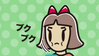 ブクブクうがいをする小学生女子のイラスト【色、背景あり】PNG
