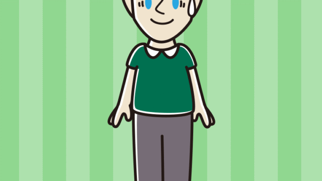 苦笑いする外国人男性のイラスト【色、背景あり】PNG