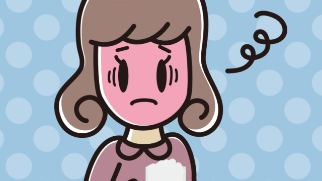 酔っぱらって困る女子大学生のイラスト【色、背景あり】PNG