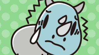 具合が悪いサイちゃんのイラスト【色、背景あり】PNG