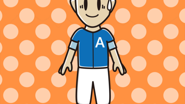 苦笑いする野球のユニフォーム姿の男性のイラスト【色、背景あり】PNG