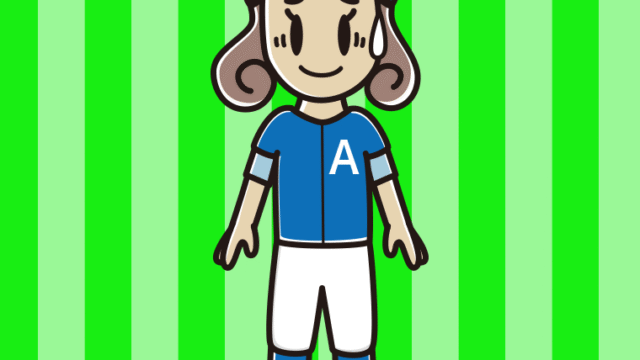 苦笑いする野球のユニフォーム姿の女子大学生のイラスト【色、背景あり】PNG