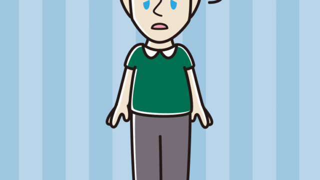 ぼーっとする外国人男性のイラスト【色、背景あり】PNG