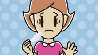 チャーハンで困る女性のイラスト【色、背景あり】PNG