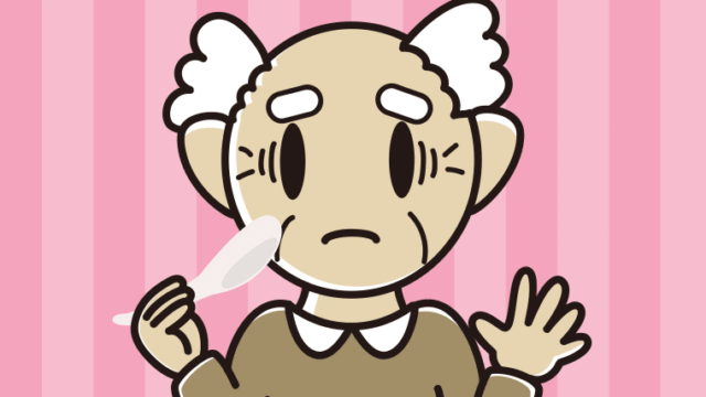 チャーハンで困るおじいさんのイラスト【色、背景あり】PNG