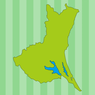 茨城県の地図（詳細版・リアル）のイラスト【色、背景あり】PNG