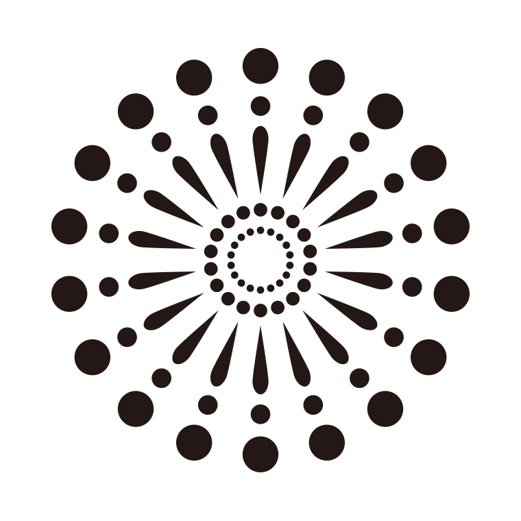 花火のイラスト03（打ち上げ）【モノクロ】透過PNG